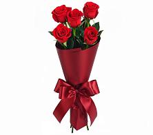 Букет 5 Красных роз Эдлесс Лав в Янино 1