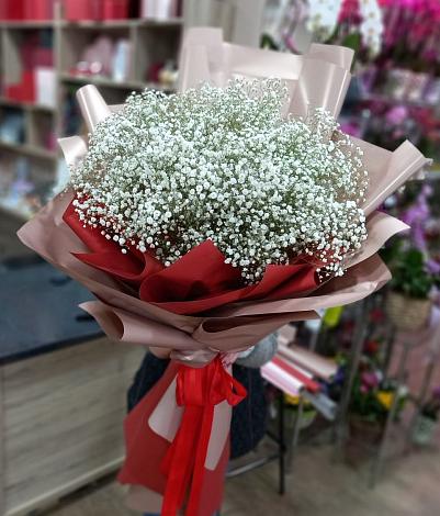 Букет цветов из: Гипсофила в Янино 1