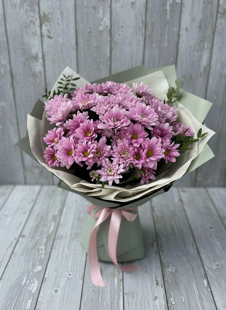 Букет цветов из: Хризантемы в Янино 1