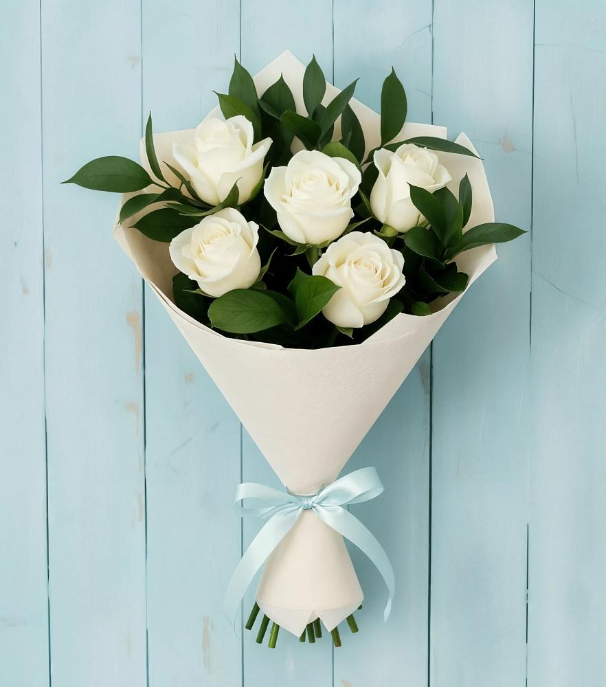 Букет цветов из: Розы в Янино 1