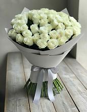 Букет 35 Белых роз в Янино 1