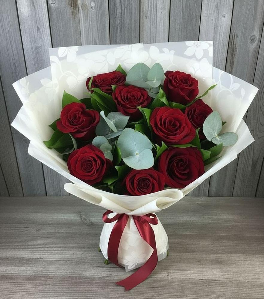 Букет цветов из: Розы в Янино 1