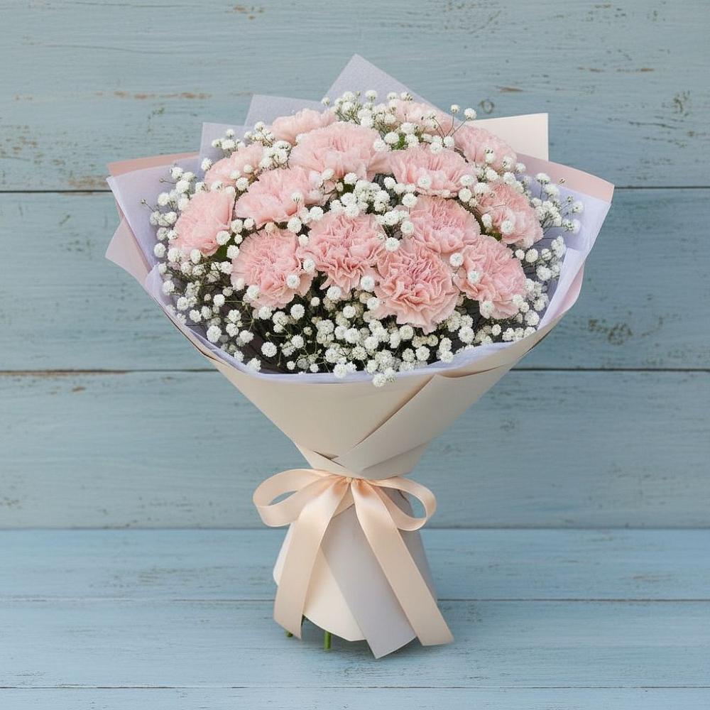 Букет цветов из: Гвоздики в Янино 1