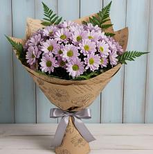 Букет цветов из:  Хризантемы в Янино 1