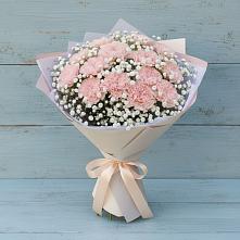 Букет цветов из:  Гвоздики в Янино 1