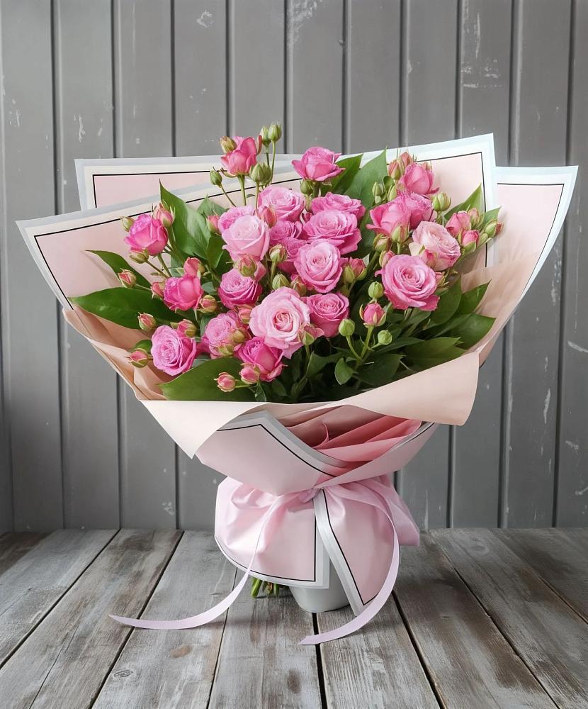 Букет Розовый кустик в Янино 1