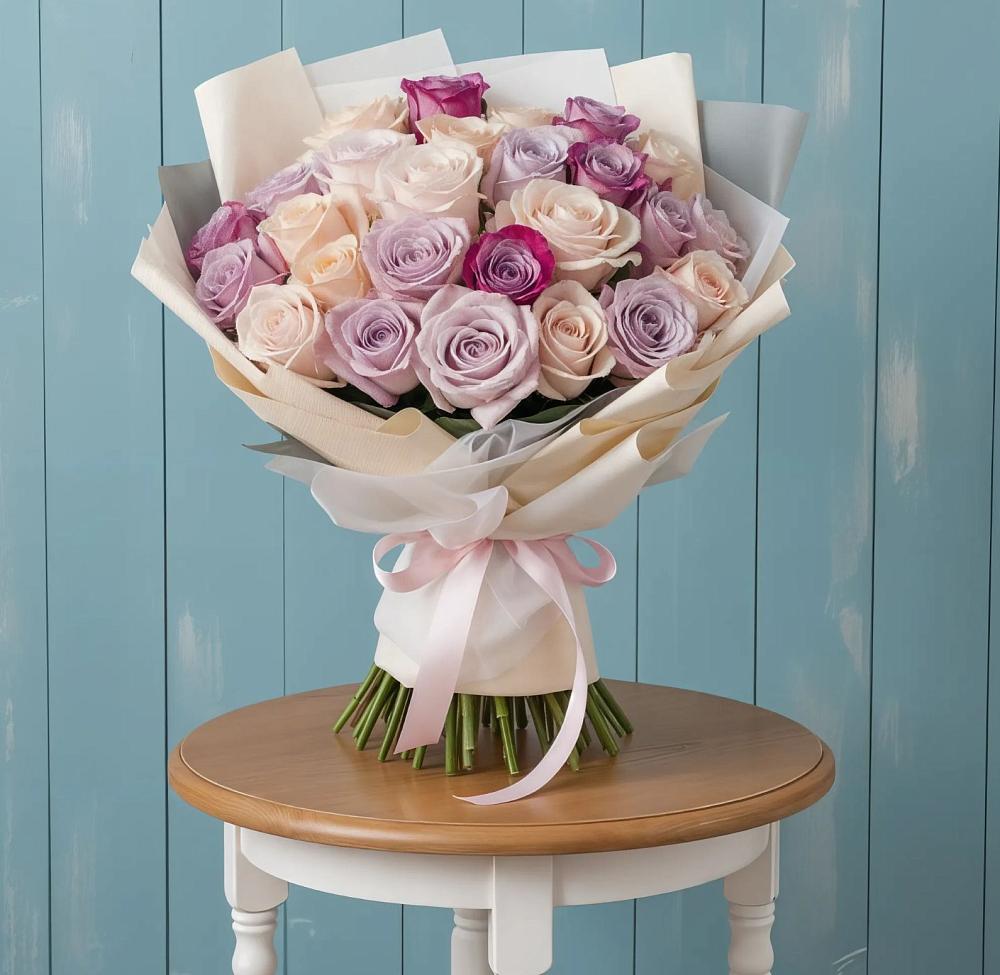 Букет цветов из: Розы в Янино 1