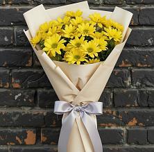 Букет цветов из:  Хризантемы в Янино 1