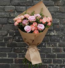 Букет цветов из:  Розы в Янино 1