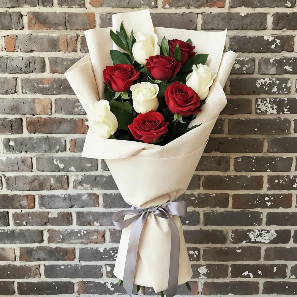 Букет цветов из: Розы в Янино 1