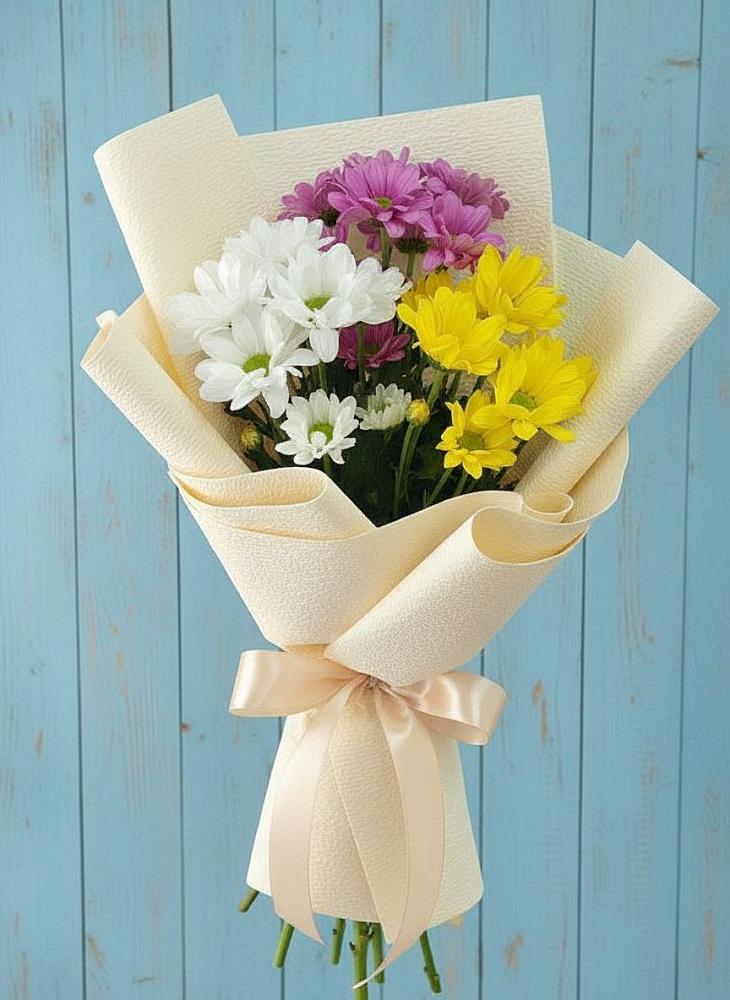 Букет цветов из: Хризантемы в Янино 1