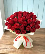 Букет 29 Красных роз в Янино 1