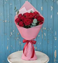 Букет цветов из:  Розы в Янино 1