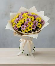 Букет цветов из:  Хризантемы #REPLACE_PRED# Янино 1