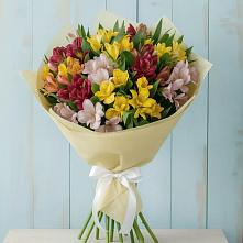 Букет цветов из:  Альстромерии в Янино 1