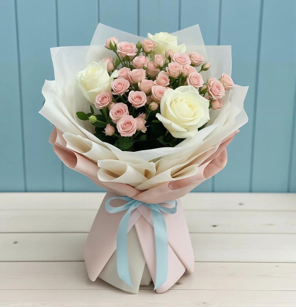 Букет цветов из: Розы в Янино 1