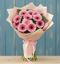 Букет цветов из:  Герберы в Янино 1