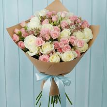 Букет цветов из:  Розы в Янино 1